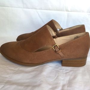 Nine West mary jane loafer taupe size 8.5